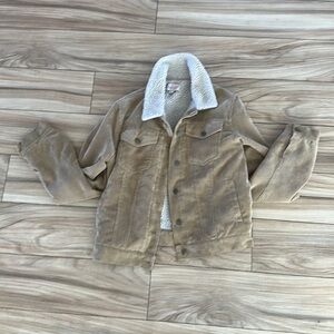 Large Corduroy Beige Jacket